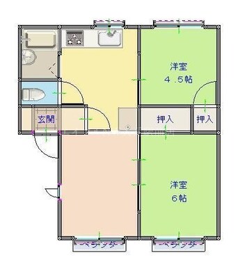 間取図 アネックスパルコ