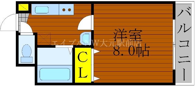 間取り図 ベルメゾン山田Ⅰ号館