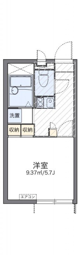 間取図 レオパレス椿