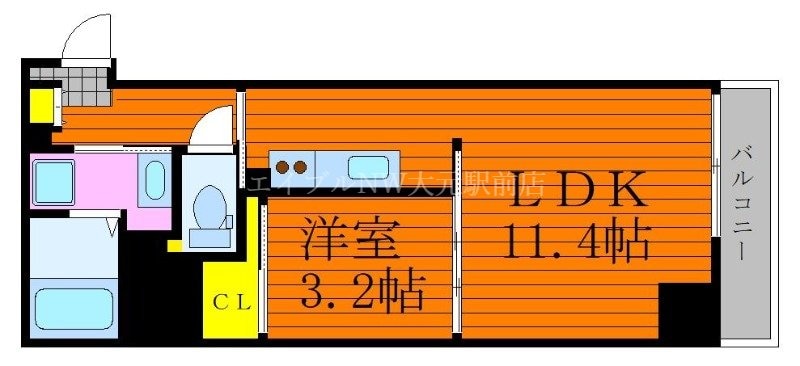 間取り図 8Leaf大元