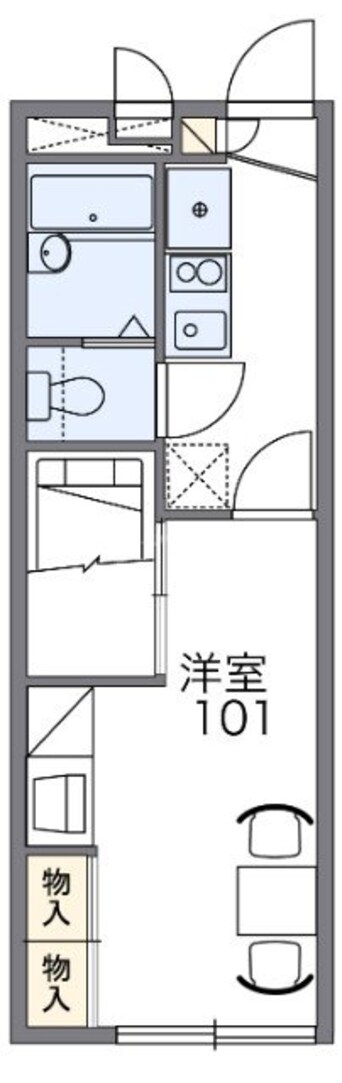 間取図 レオパレス小室