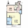 COLORER 1LDKの間取り