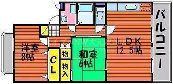 間取図 ラフォーレⅠ