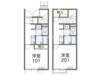 間取図 レオネクストルピナス高柳東町2