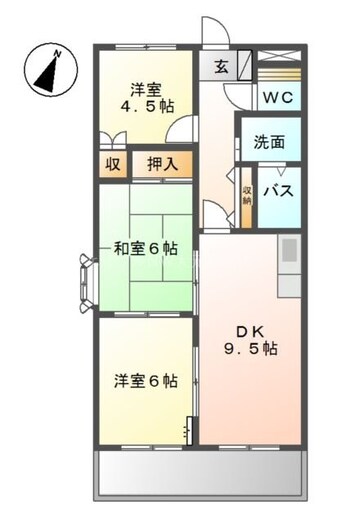 間取図 カスティージョ　Ⅰ