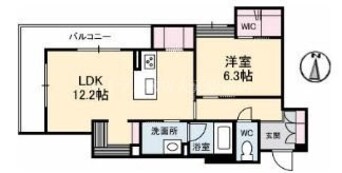 間取図 ベレオガーデンズ北方