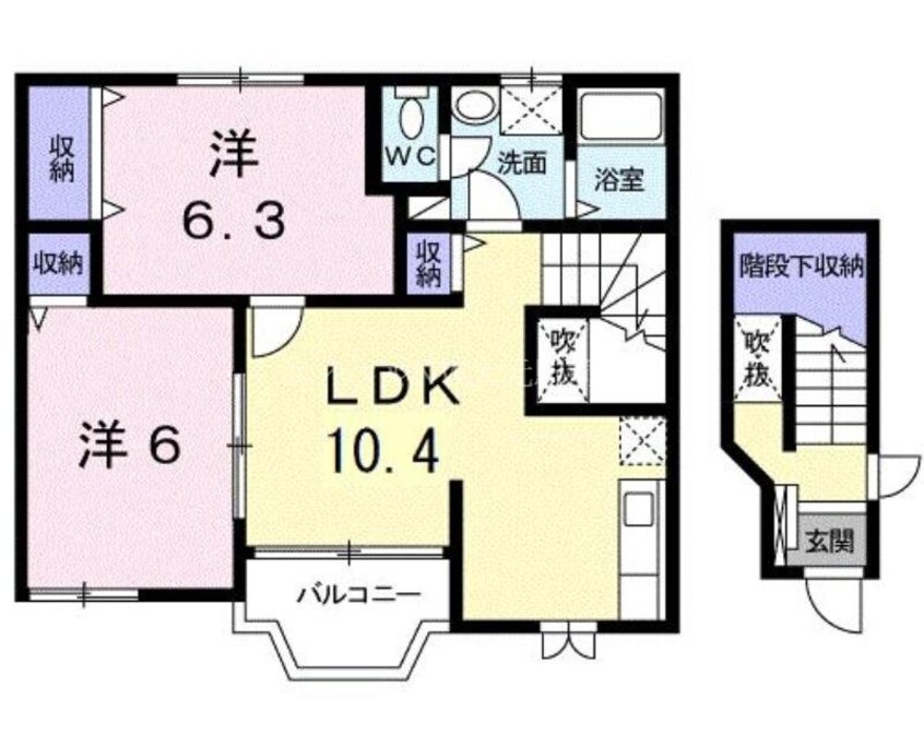 間取図 クレストールゆうＡ