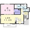 アプローズ 1LDKの間取り