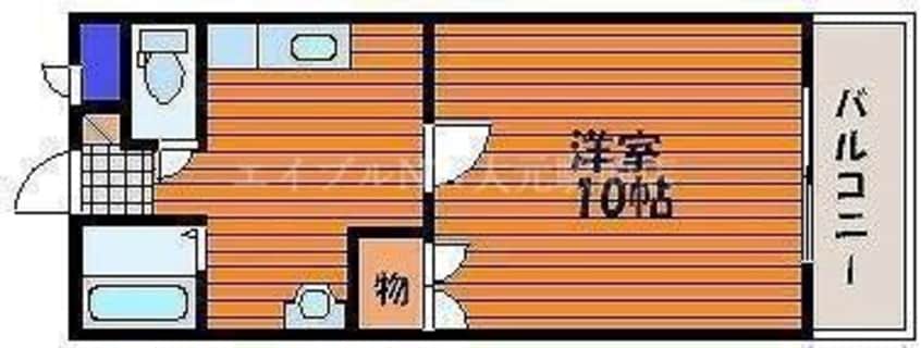 間取図 カーサU