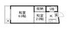 第２平井ビル 1Kの間取り