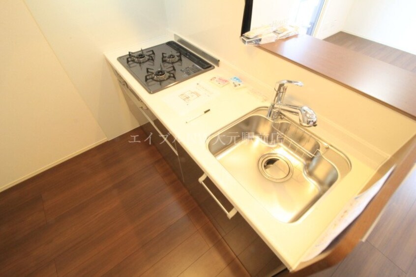 3口コンロのシステムキッチン！ マリージョア