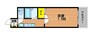 クラフト津島 1Kの間取り