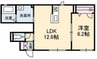 アルトピアーノ京山 1LDKの間取り
