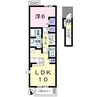 らいすＢ 1LDKの間取り