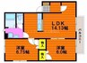 ベリーオーライＢ 2LDKの間取り
