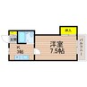 ナーズ　北棟 1Kの間取り