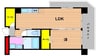 ハアラン国体町 1LDKの間取り