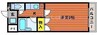 フィオーレＫ２ 1Kの間取り