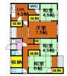 三門西町戸建 4DKの間取り