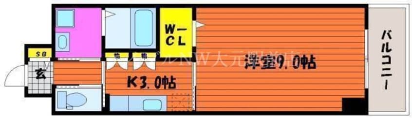 間取図 プランドール大供
