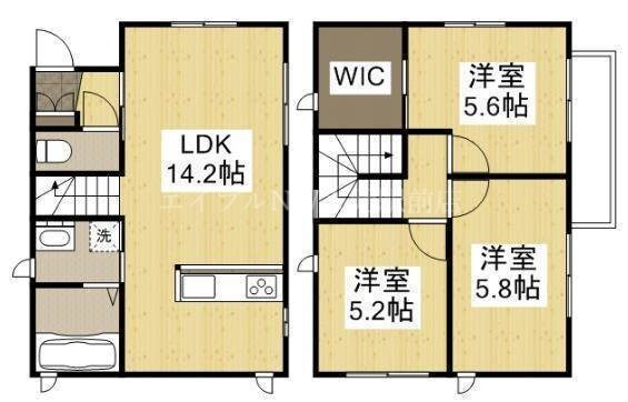 間取り図 西古松(山本様)戸建