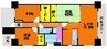 アルファスマート西川緑道公園 2LDK+Sの間取り