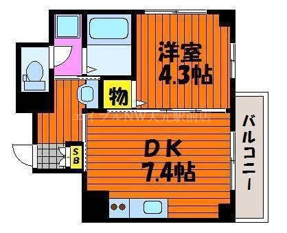 間取り図 ブランシェ駅元町