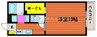 カフェテリアワケⅡ 1Kの間取り
