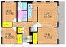 ハウス津倉 3LDKの間取り