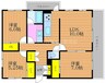 ハウス津倉 3LDKの間取り