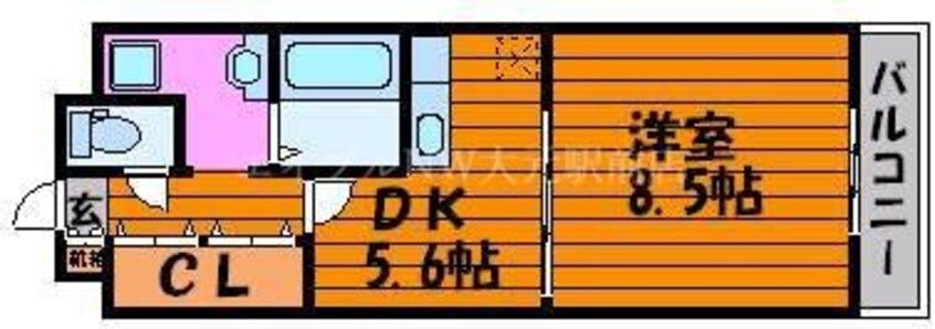 間取図 シオン北長瀬