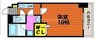 Friend　Court　岡山医大東 1Kの間取り
