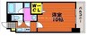 Friend　Court　岡山医大東 1Kの間取り