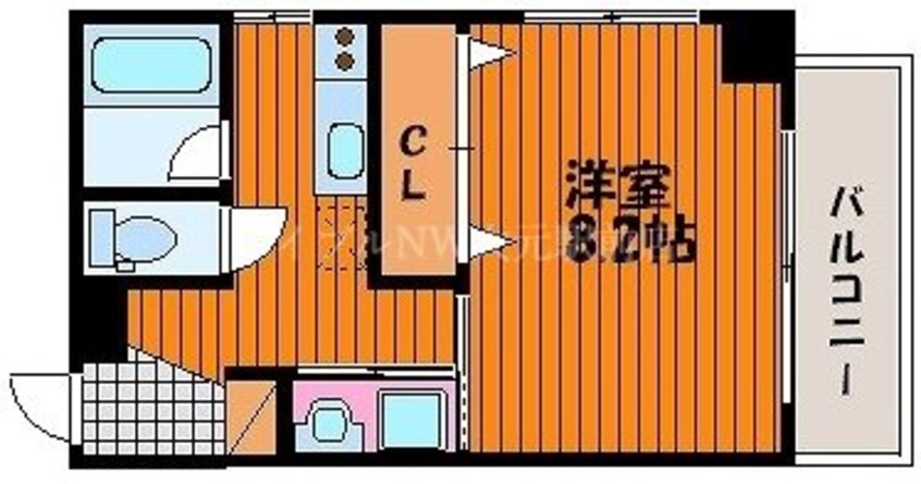 間取図 スタシオン電車みち