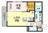 ウィング　Ａ棟 1LDKの間取り