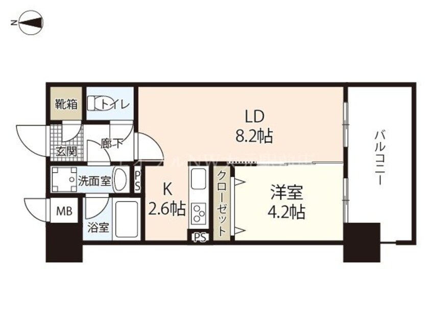 間取図 セントラルアヴェニュー下石井