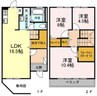 グレイスホーム　Ａ棟 3LDKの間取り