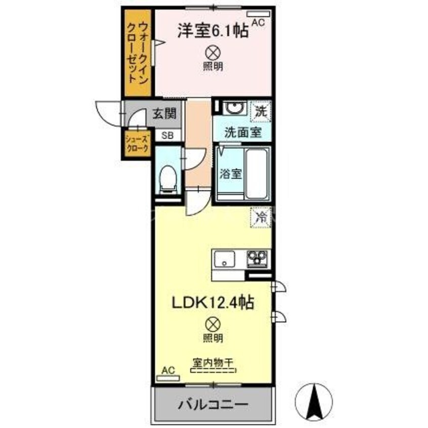 間取図 メゾン・ベル・フルール