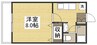 BEE-LINE N B 1Kの間取り
