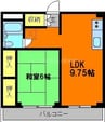 パークサイドレジデンス 1LDKの間取り