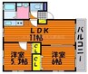 ファミーユA 2LDKの間取り