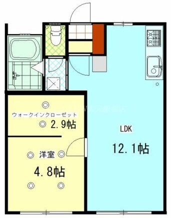 間取図 西川コーポ