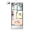ブリエ　ロッシュ　Ｕ 1LDKの間取り