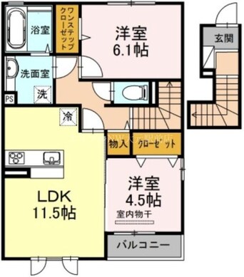 間取図 La・Maison　A棟
