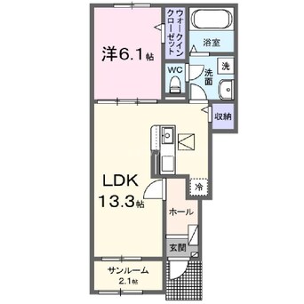 間取図 フィレ・ル・クールⅡ