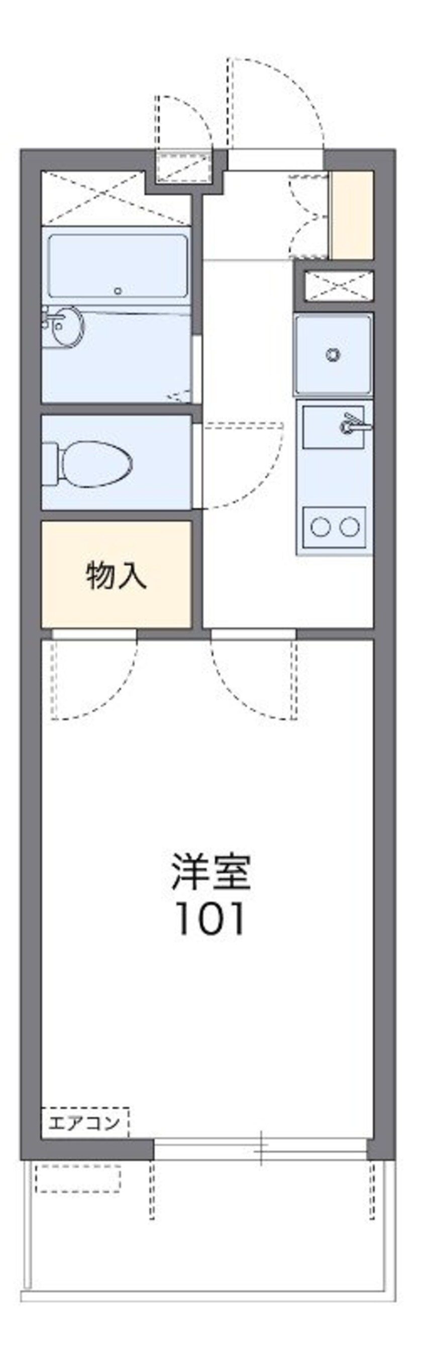 間取図 レオパレス凛凛