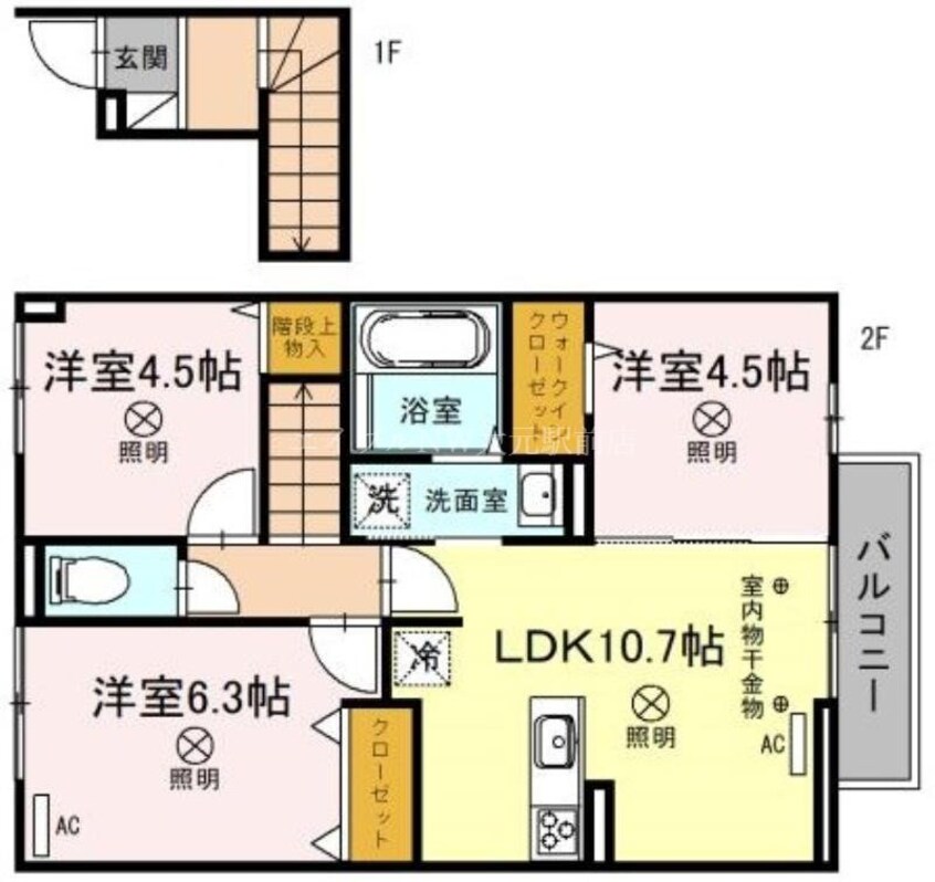 間取図 ブランノワール平田