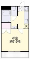 ワンダースメゾン青江 1Kの間取り