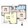 オブリージュ 2LDKの間取り