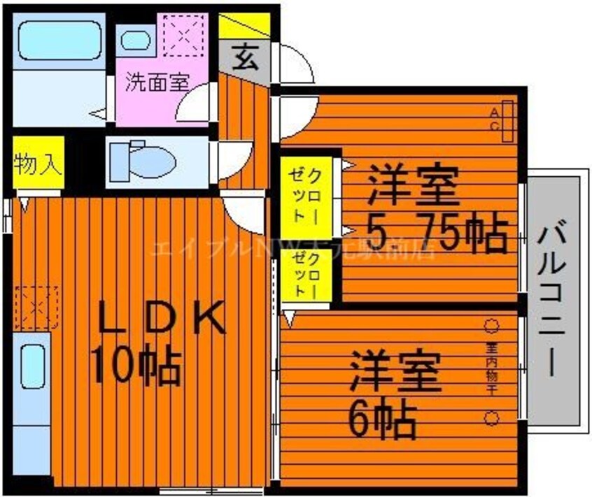 間取図 ベルヴィル